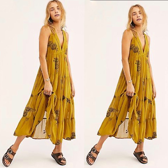 Free People Dresses & Skirts - Free People RunAway Embroidered Dress Size S